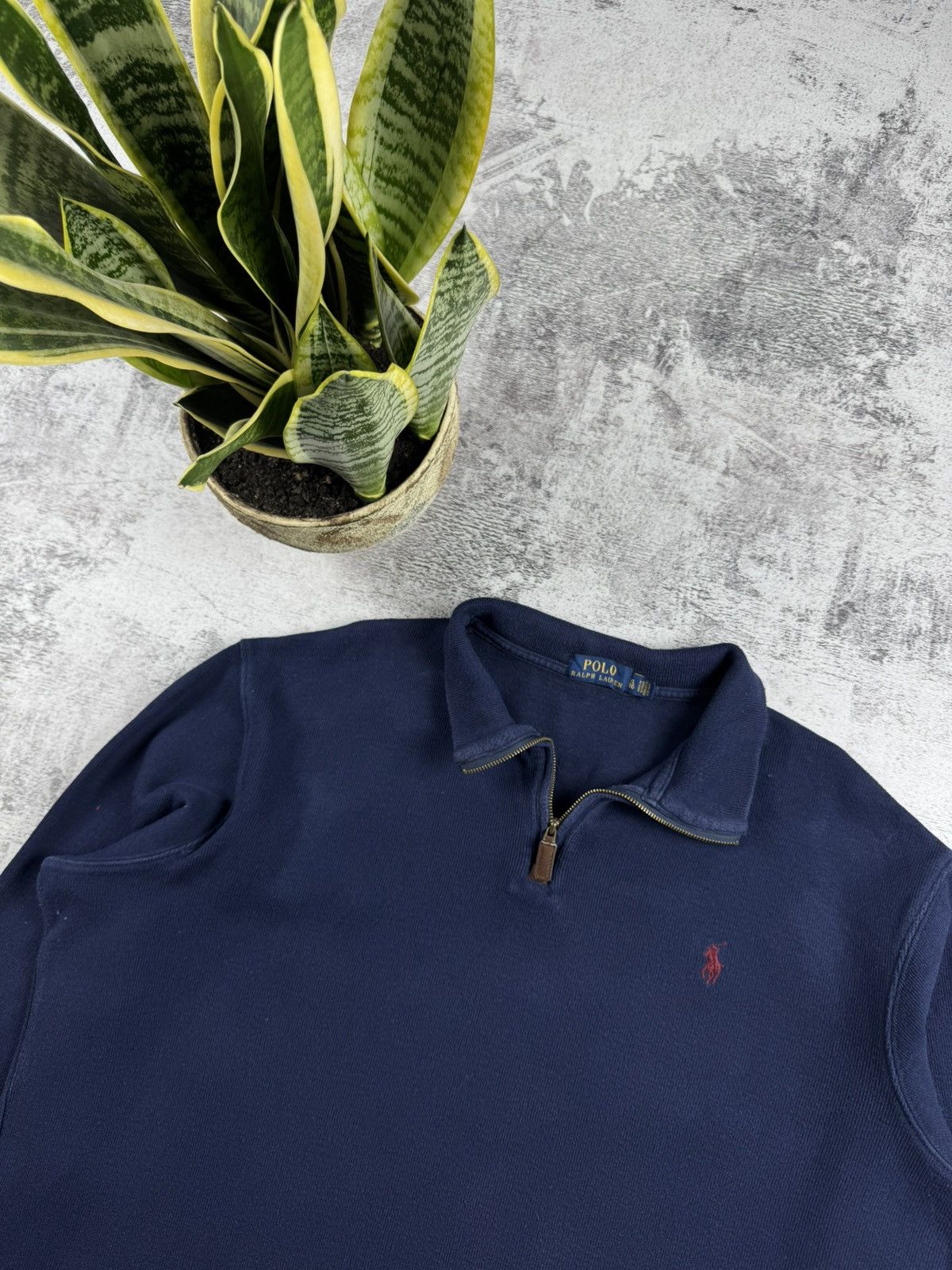 Polo Ralph Lauren Polo Ralph Lauren Retro 1/3 Zip Sweatshirt Hoodie Pullover Size US XL / EU 56 / 4 - 5 Thumbnail