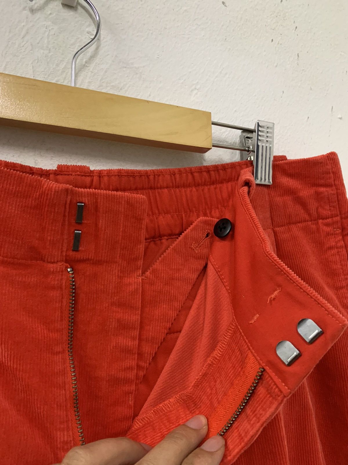 Marni × Uniqlo MARNI UNIQLO Corduroy Wide-Fit Pleated Unisex Pants Size US 36 / EU 52 - 6 Thumbnail