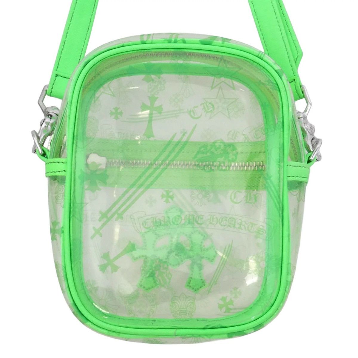 Chrome Hearts Chrome Hearts Taka Mini VINYL Bag Cross Patch PVC Pink Size ONE SIZE - 1 Thumbnail