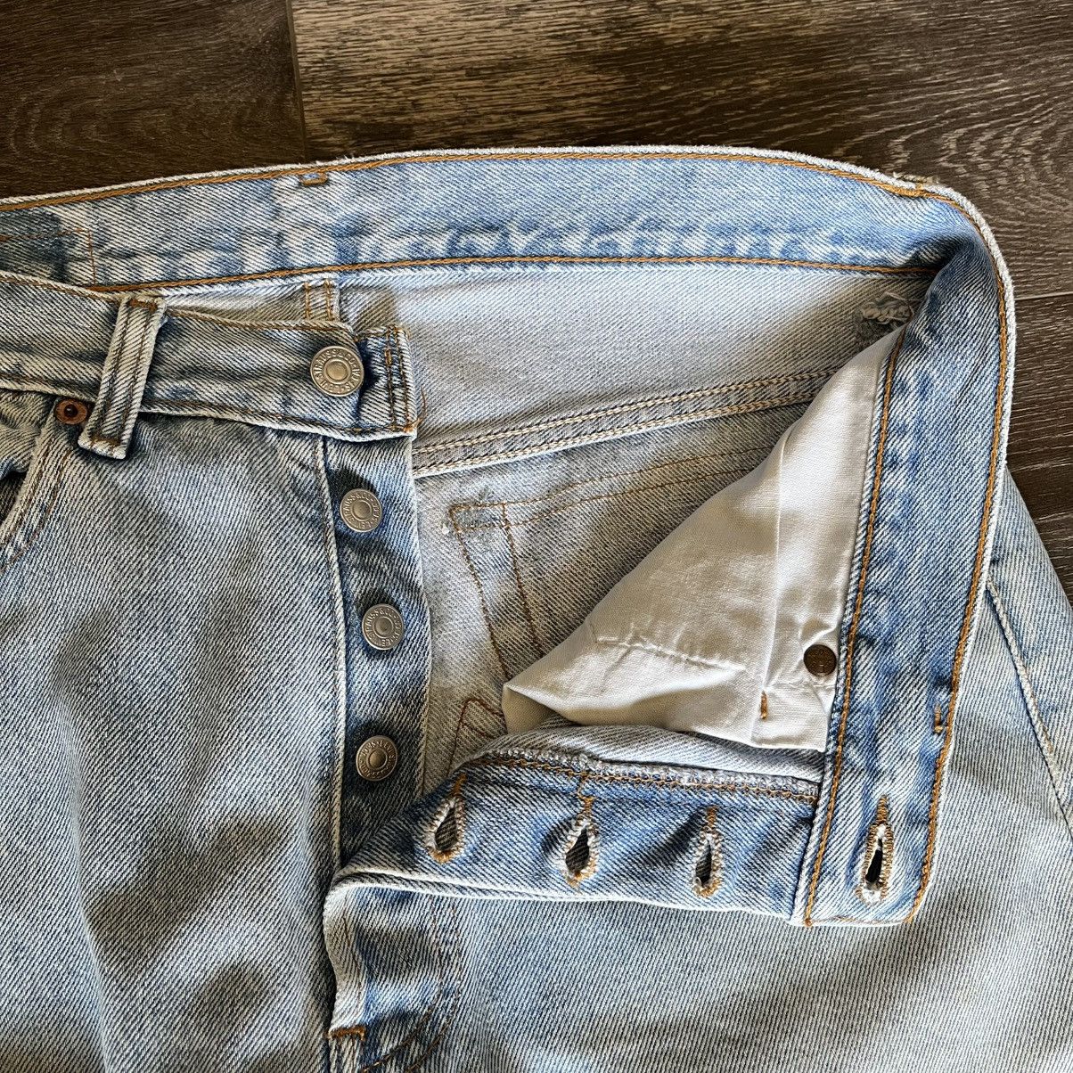 Levi's Vintage 1990s Levi’s Kalimera Reworked Patchwork Jeans 32x30 Size US 32 / EU 48 - 10 Thumbnail