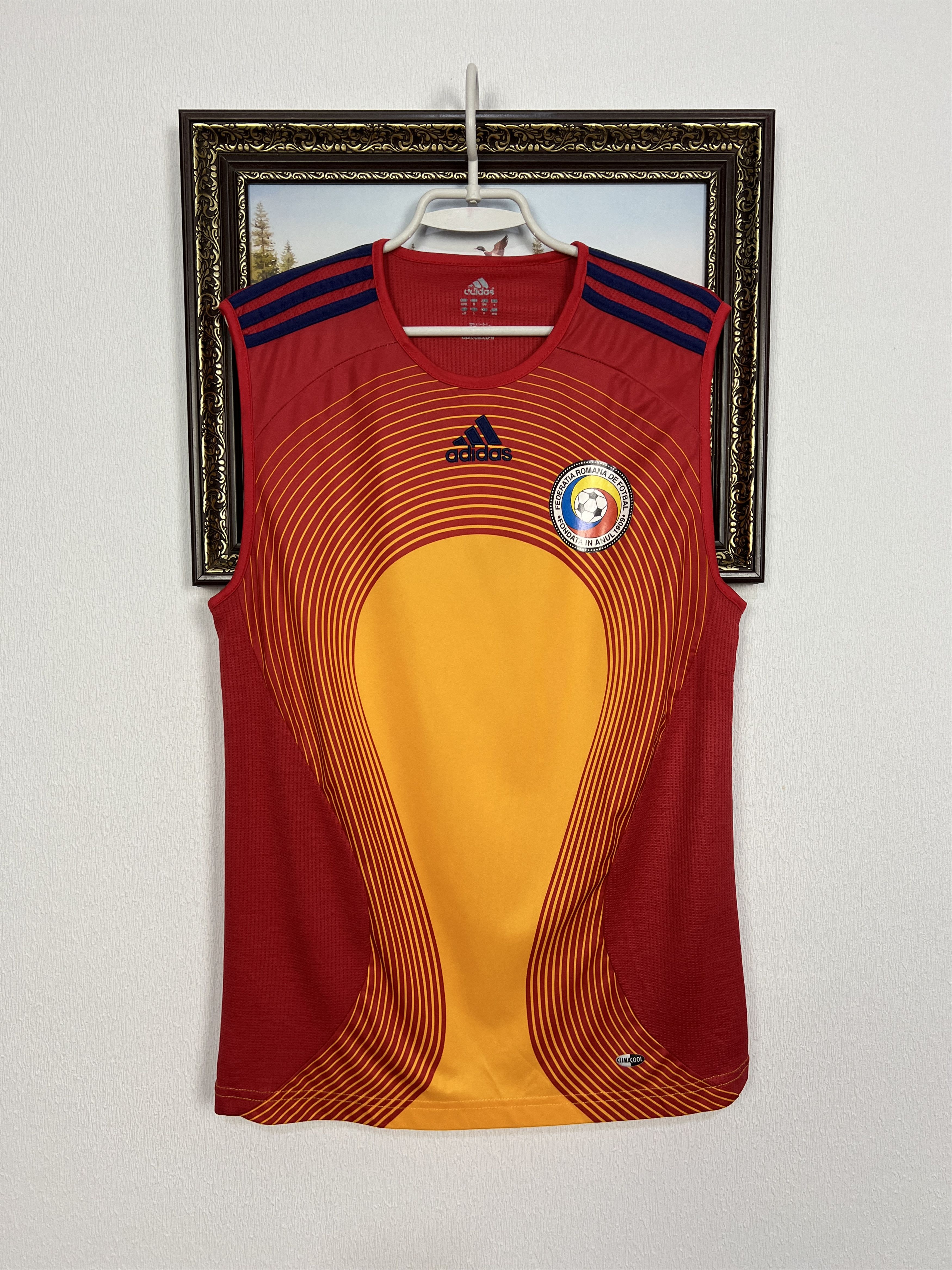 Adidas Romania Football Train Vest Shirt Soccer Jersey Trikot Size US M / EU 48-50 / 2 - 1 Thumbnail