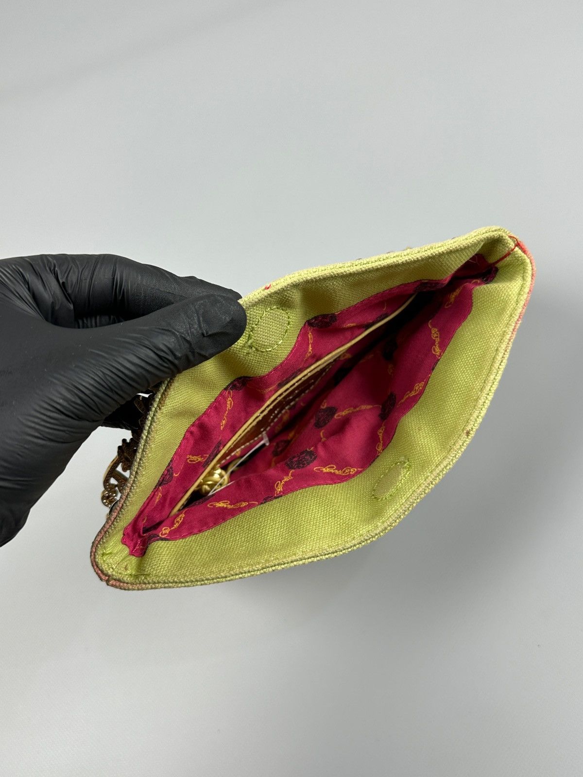 Ed Hardy Vintage Ed Hardy Y2K Tattoo Print Clutch Canvas Bag Size ONE SIZE - 14 Thumbnail