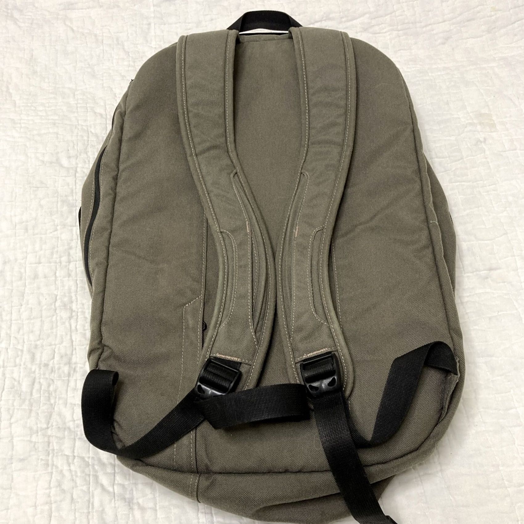 Vintage Timbuk2 Convertible Medium Backpack Travel Bag Briefcase Gray Mens Backpack Canvas Convertible Medium Gray Travel Bag 90s Size ONE SIZE - 3 Thumbnail