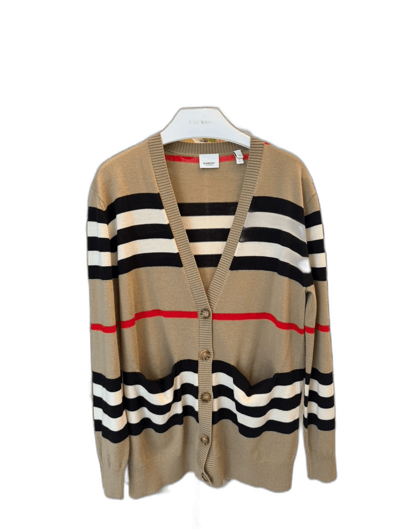 Burberry Burberry Classic Check Cardigan Sweater-yf Size US S / EU 44-46 / 1 - 1 Thumbnail