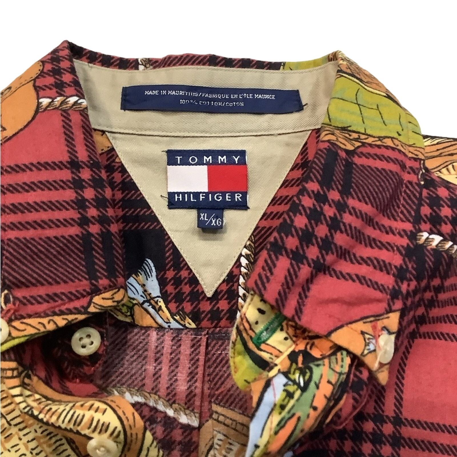 Tommy Hilfiger 1990's Tommy Hilfiger Long sleeve Shirt Size US XL / EU 56 / 4 - 3 Thumbnail