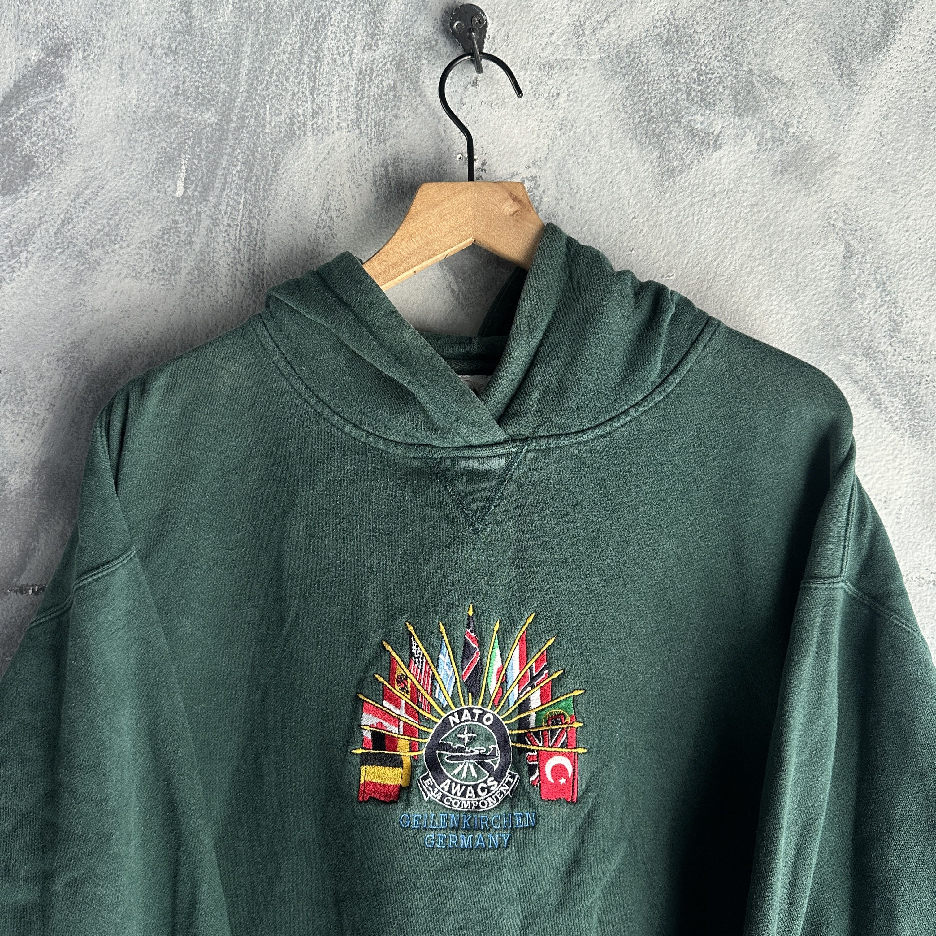 Other Vintage Nato Awacs Hoodie Mens XL Germany Boxy Air Base Size US XL / EU 56 / 4 - 2 Thumbnail