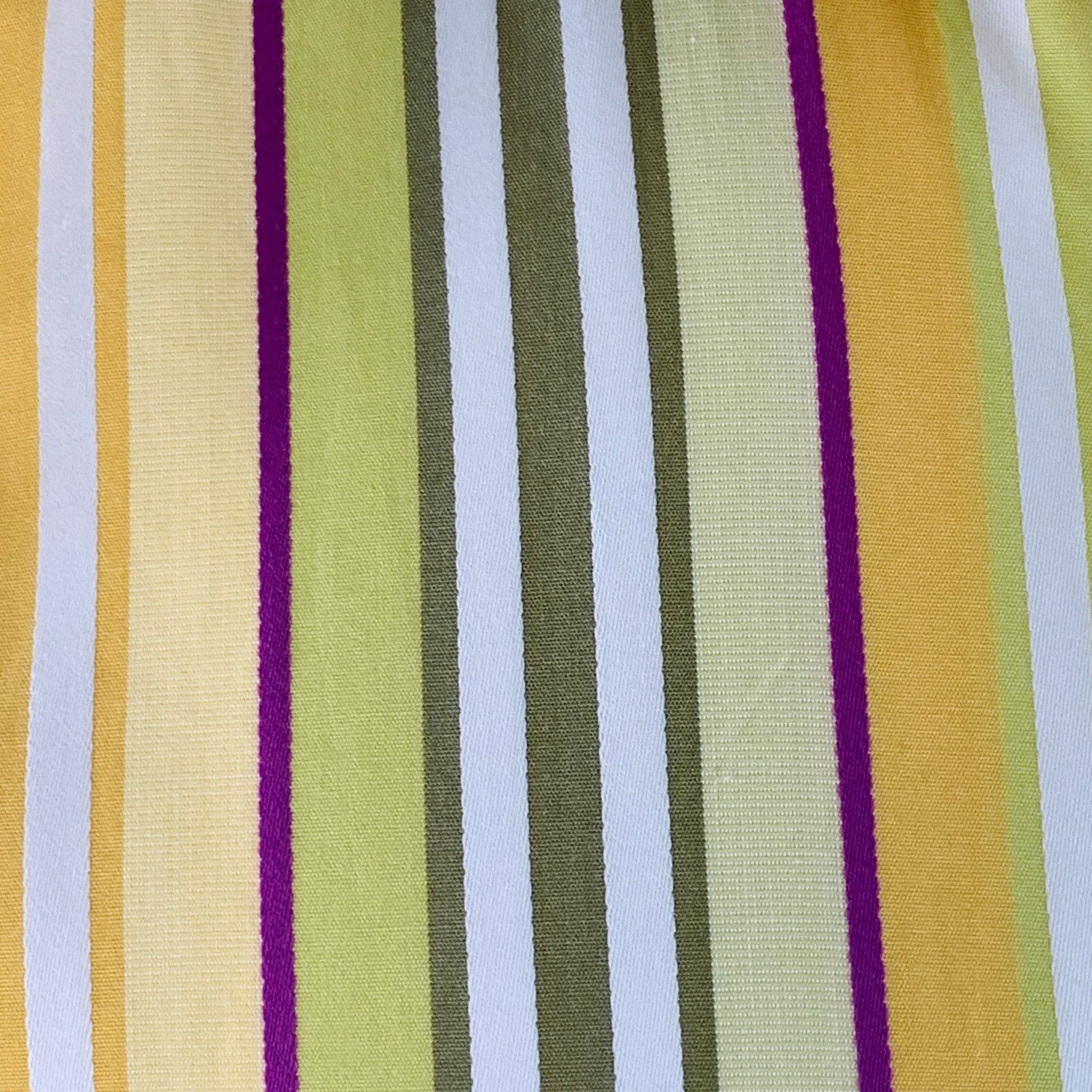 Etro ETRO Yellow Green White Stripe Cotton Curved Cutaway Shirt Size US XL / EU 56 / 4 - 2 Thumbnail