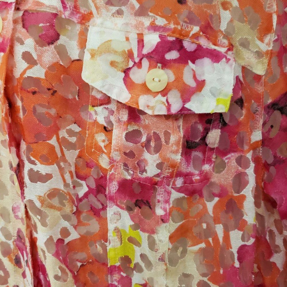 Designer CT190a Women's JM Collection Multi Color Shirt 16 Size XXL / US 16-18 / IT 52-54 - 4 Thumbnail