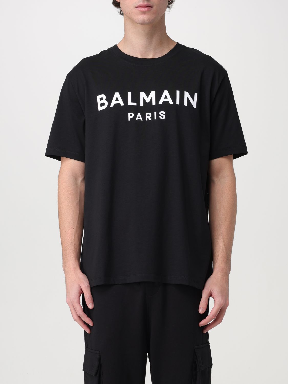 image of Balmain T-Shirt Men Black (Size Small)