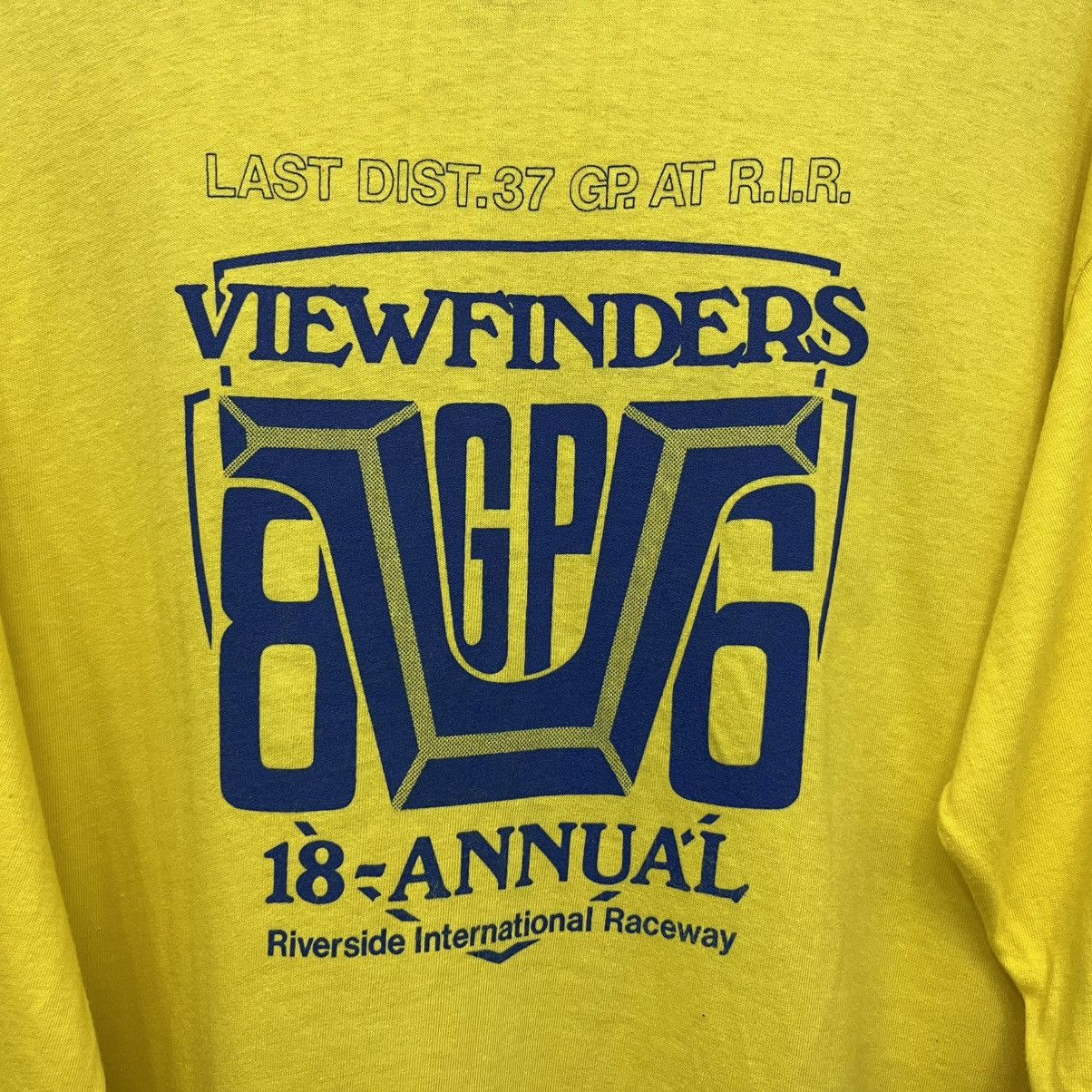 Anvil Vintage 80s Malcolm Smith Racing Viewfinders GP Tshirt Size US L / EU 52-54 / 3 - 8 Thumbnail