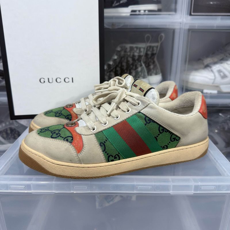 Gucci Gucci Screener Vintage Low-Top Sneakers for Men 0079 Size US 9 / EU 42 - 1 Thumbnail