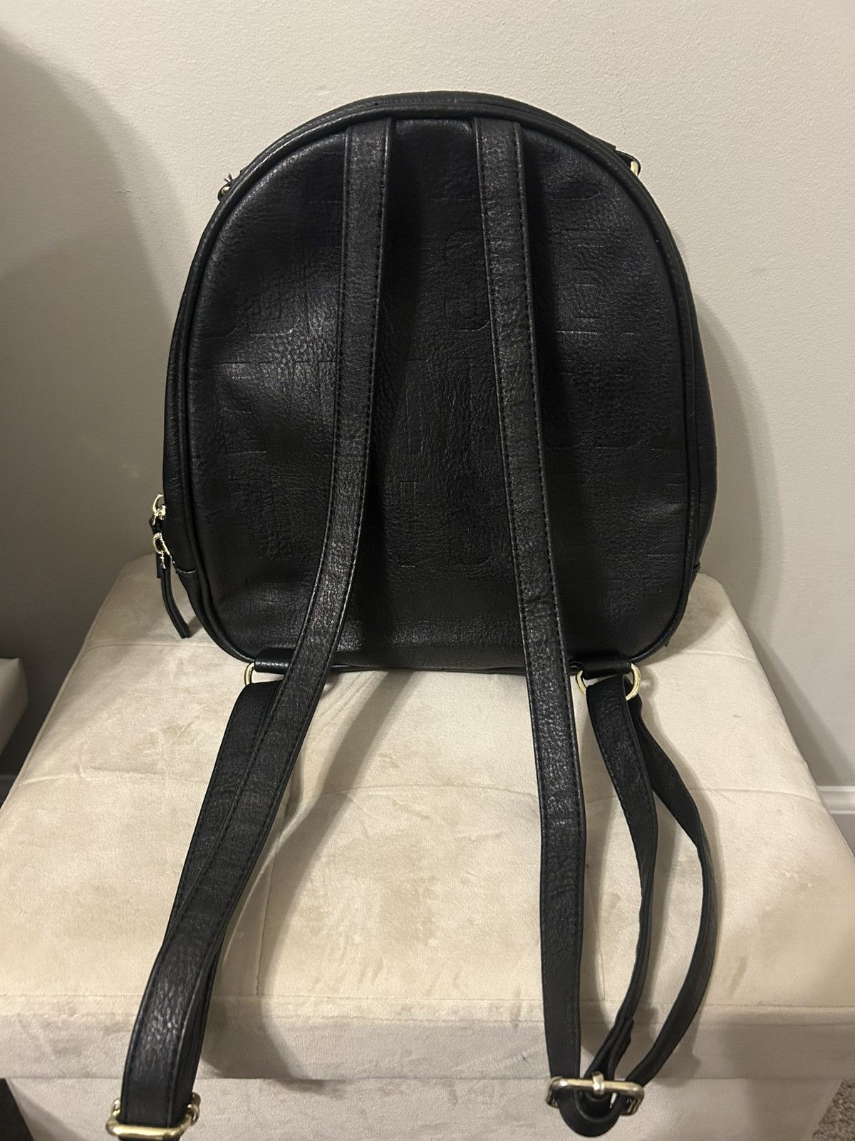 Steve Madden Steve Madden Logomania Black Mini Backpack Size ONE SIZE - 2 Thumbnail