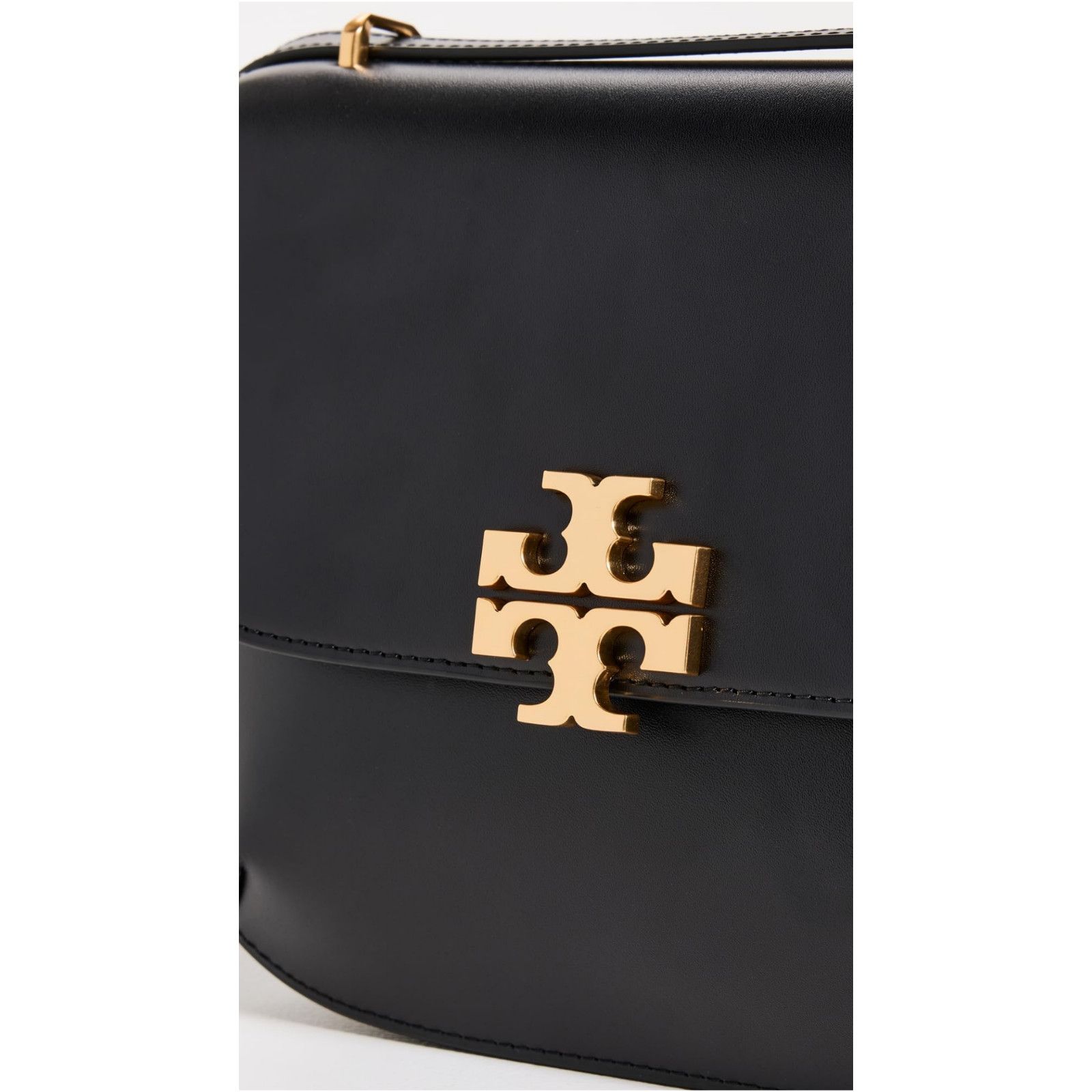 Tory Burch Tory Burch Eleanor Slim Saddlebag Black One Size Size ONE SIZE - 4 Thumbnail