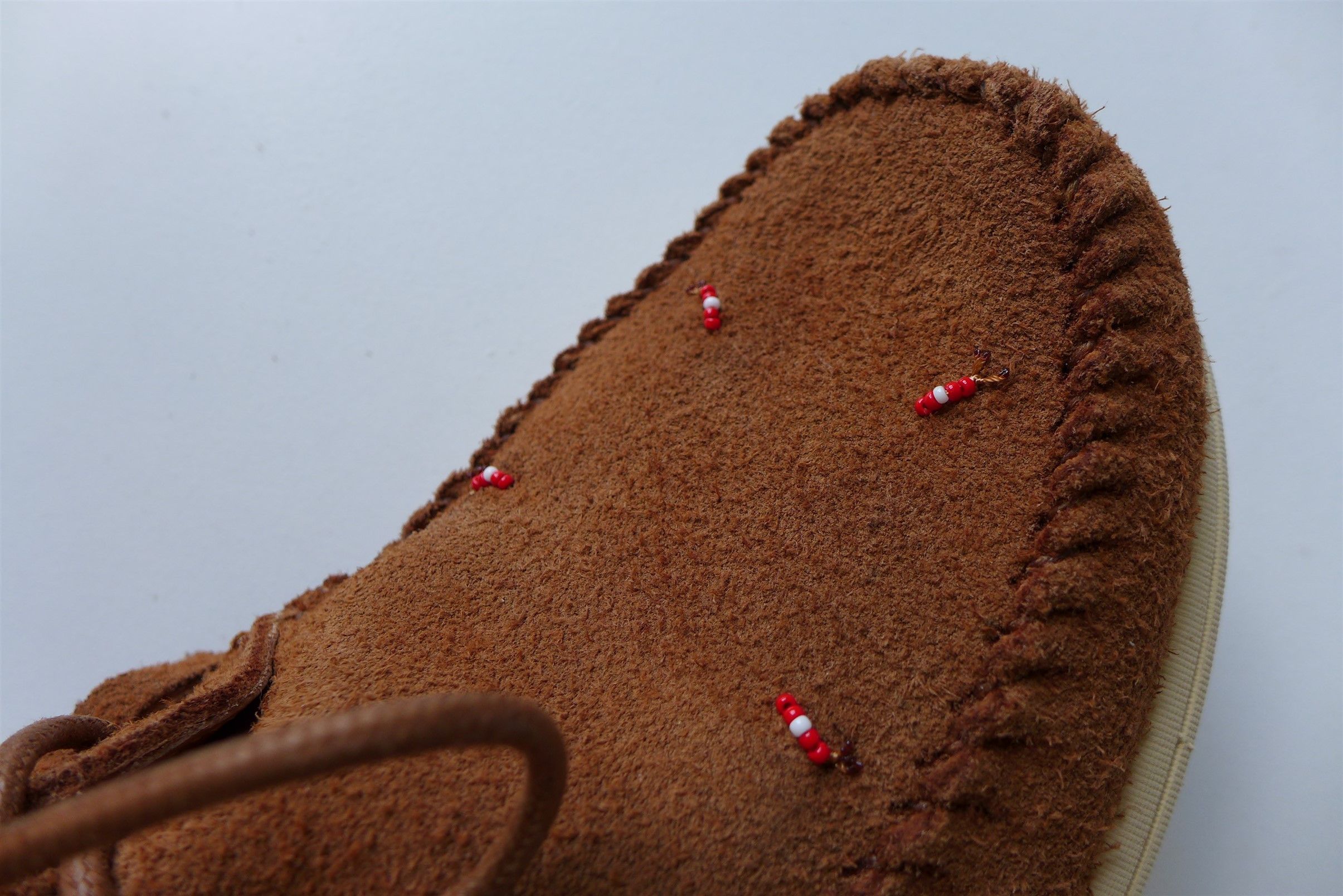 Visvim Visvim FBT Shaman Folk Beaded Sneakers - Light Brown Suede Size US 10 / EU 43 - 15 Thumbnail