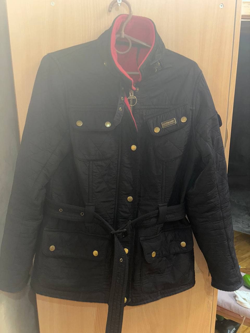 Barbour Barbour International Quilted Belted Jacket Black/Red Size M / US 6-8 / IT 42-44 - 20 Thumbnail