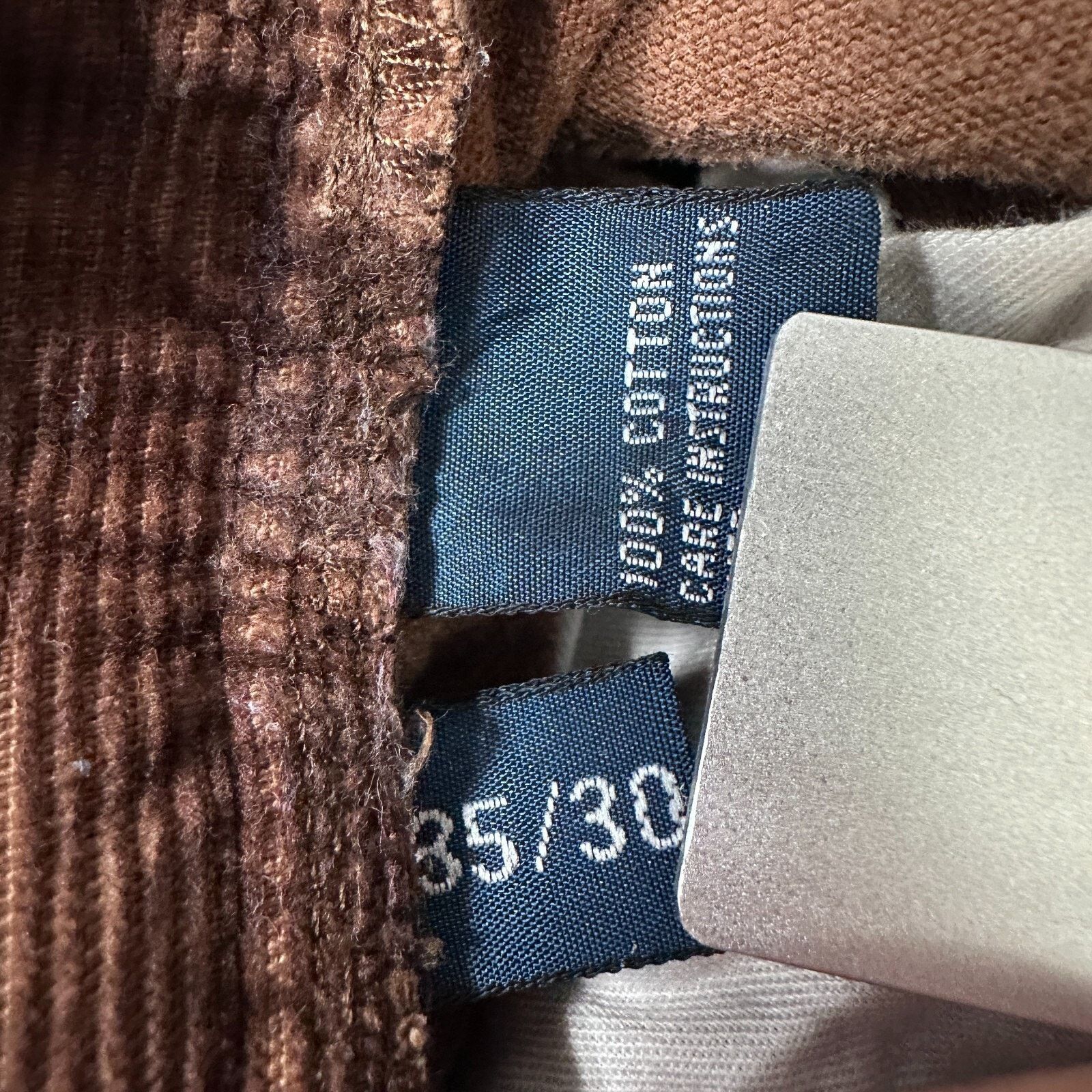Polo Ralph Lauren Polo Ralph Lauren Corduroy Pants Men’s 35 x 30 Brown Pockets Size US 35 - 5 Thumbnail
