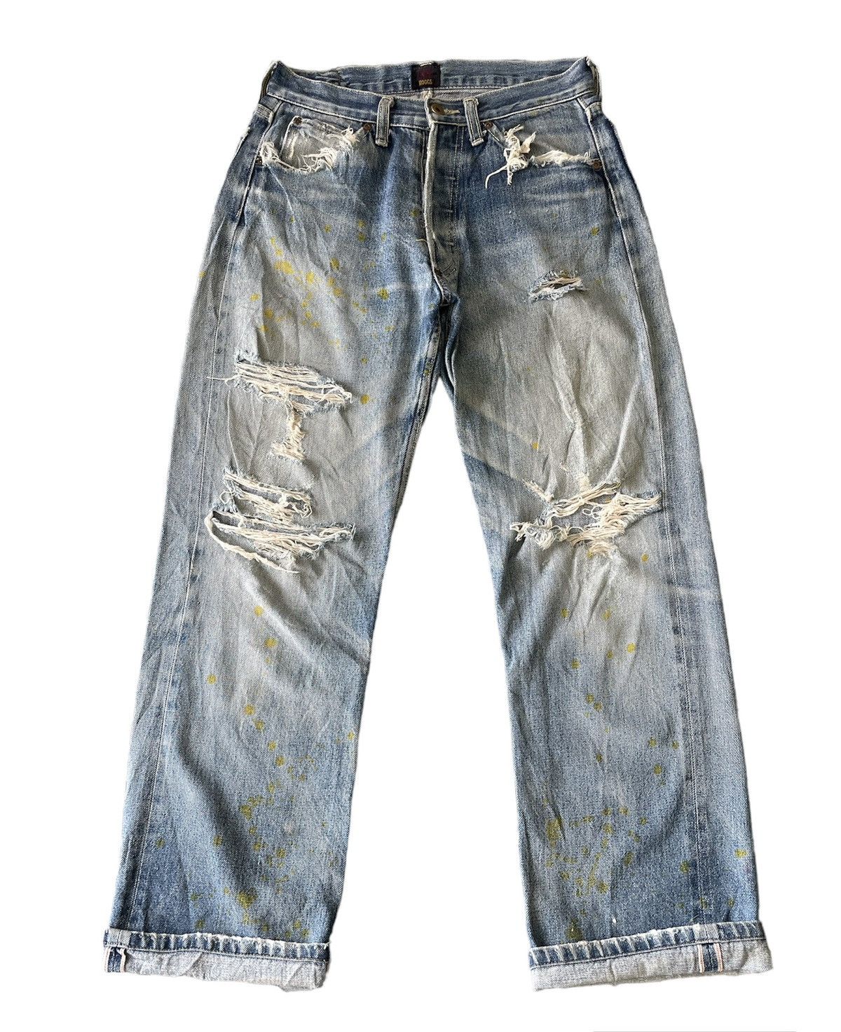 Needles Rare Vintage Distressed Nepenthes Hogg Redline Jeans Size US 30 / EU 46 - 1 Thumbnail