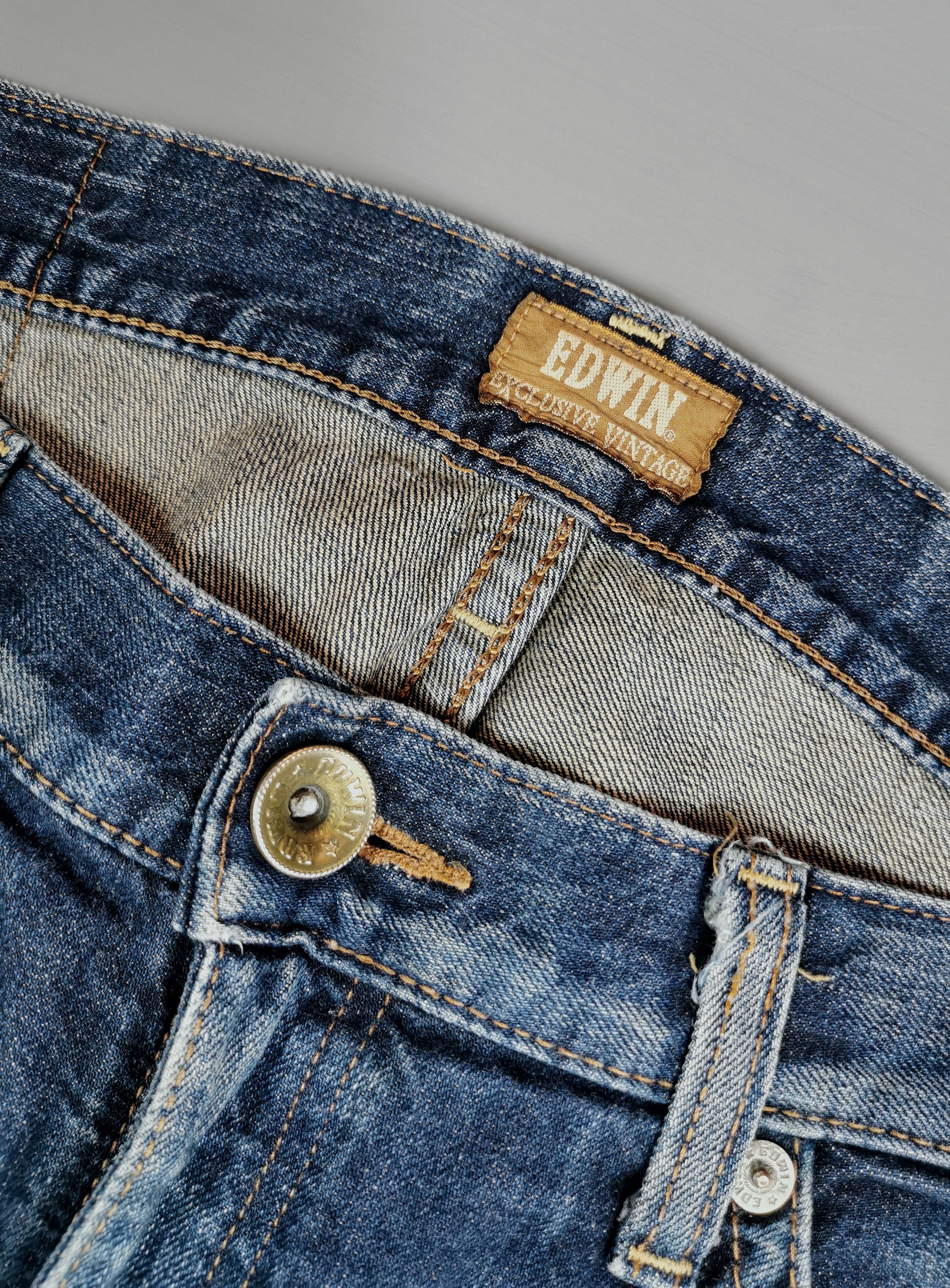 Edwin Vintage Edwin Japanese Distressed Denim Size US 38 / EU 54 - 10 Thumbnail