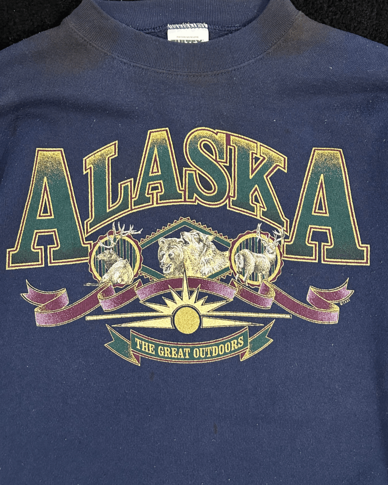 Tultex × Vintage Vintage Tultex Alaska Great Outdoors Crewneck Sweatshirt - L Size US L / EU 52-54 / 3 - 5 Thumbnail