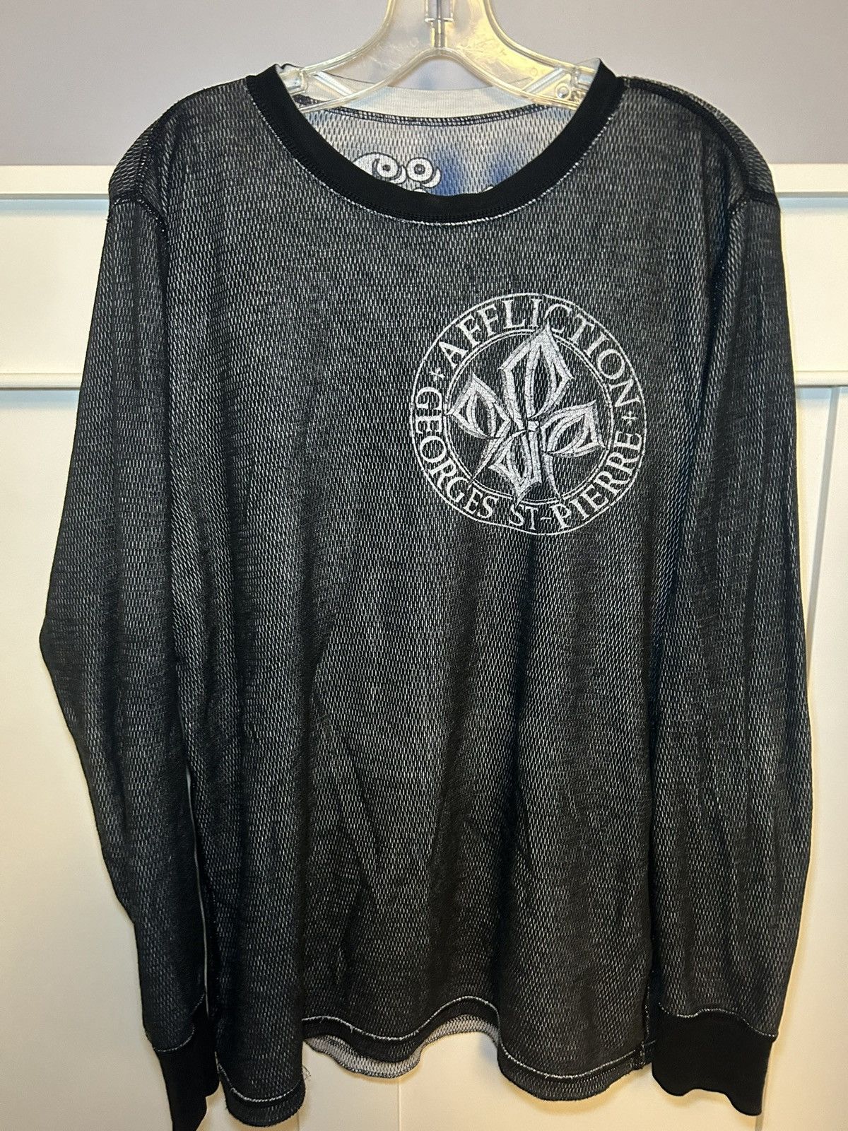 Affliction Rare Affliction George St-Peirre Reversible vintage thermal Size US XL / EU 56 / 4 - 3 Thumbnail