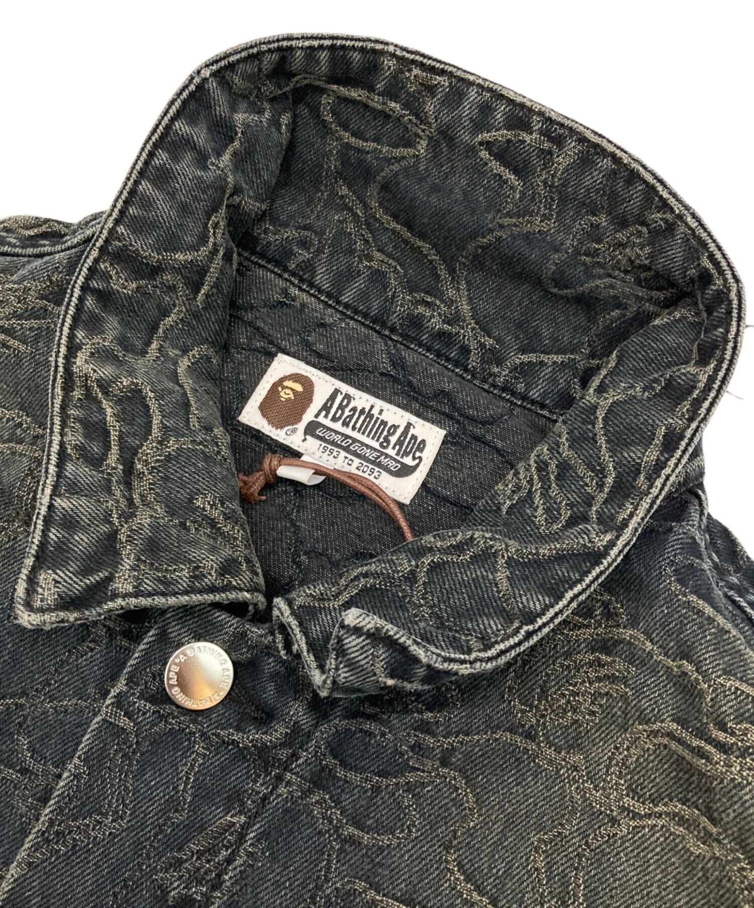 Bape A BATHING APE LINE CAMO JACQUARD 13OZ DENIM JACKET INDIGO S Size US S / EU 44-46 / 1 - 3 Thumbnail