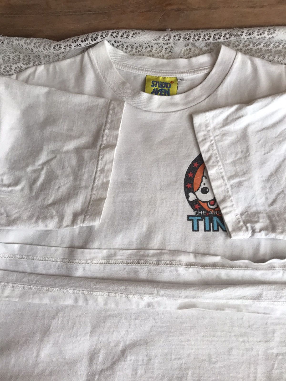 Vintage Vintage Tintin Mission To The Moon Size US L / EU 52-54 / 3 - 3 Thumbnail