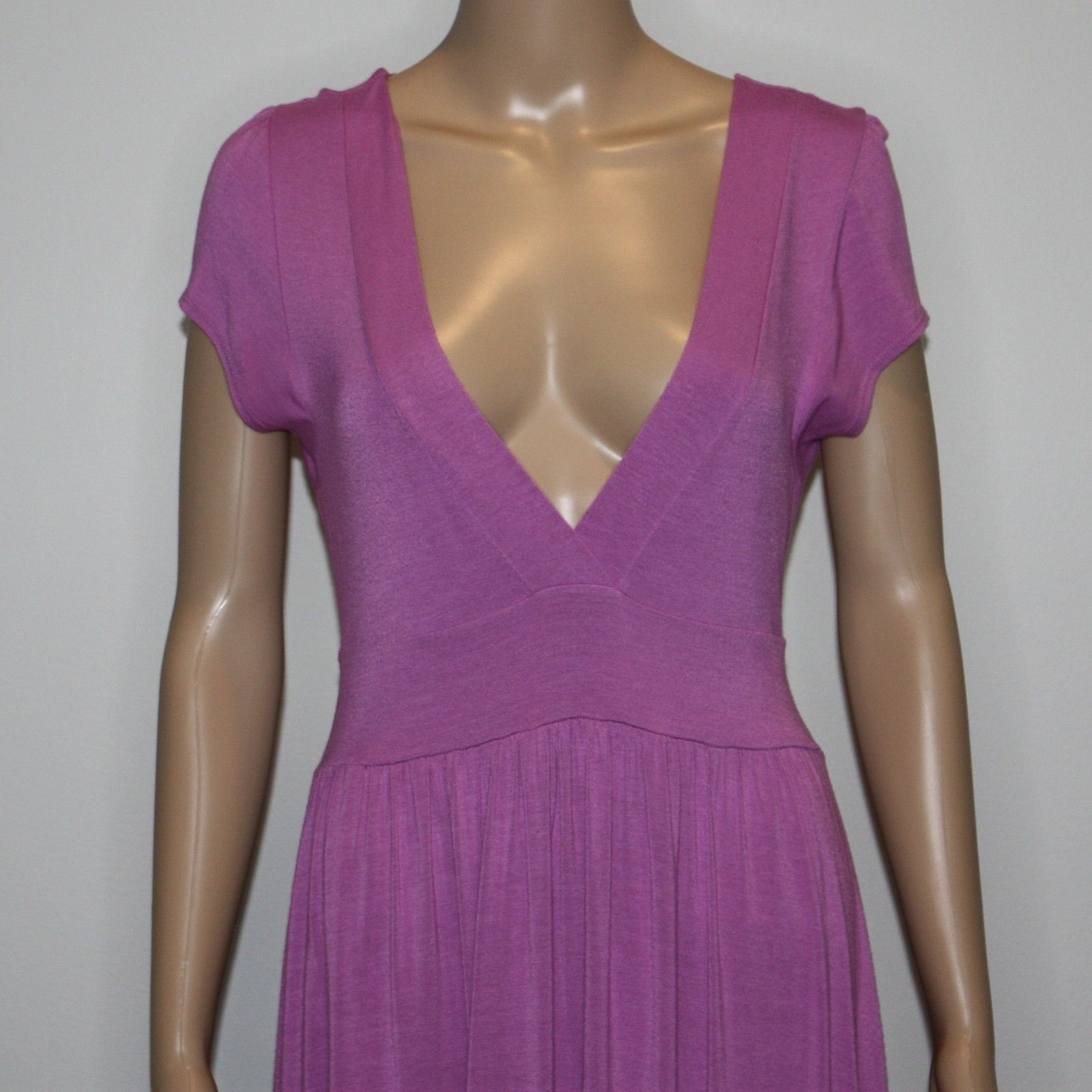 Other Talula by Aritzia Plunging V-neck Dress in Purple size L Size L / US 10 / IT 46 - 2 Thumbnail