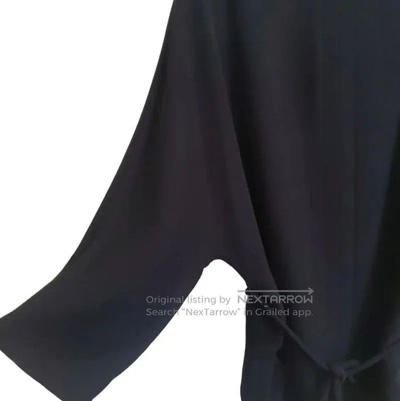 Valentino Valentino Black Long Sleeve Shirt with Belt . Size M / US 6-8 / IT 42-44 - 5 Thumbnail
