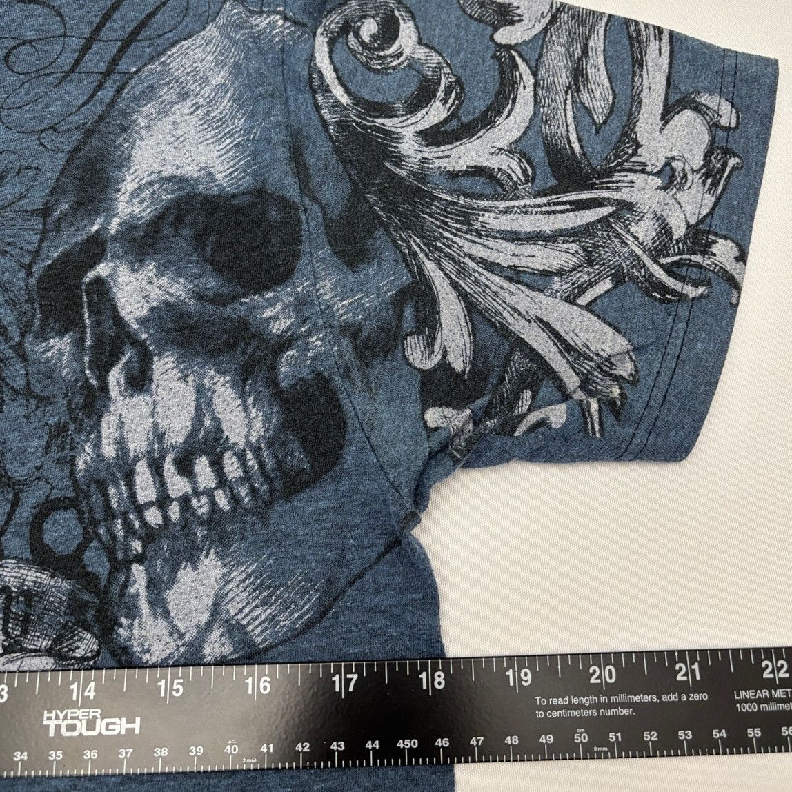 Helix Size S | HELIX Graphic Ghost Skull Short Sleeve Tee T-Shirt Size US S / EU 44-46 / 1 - 6 Thumbnail