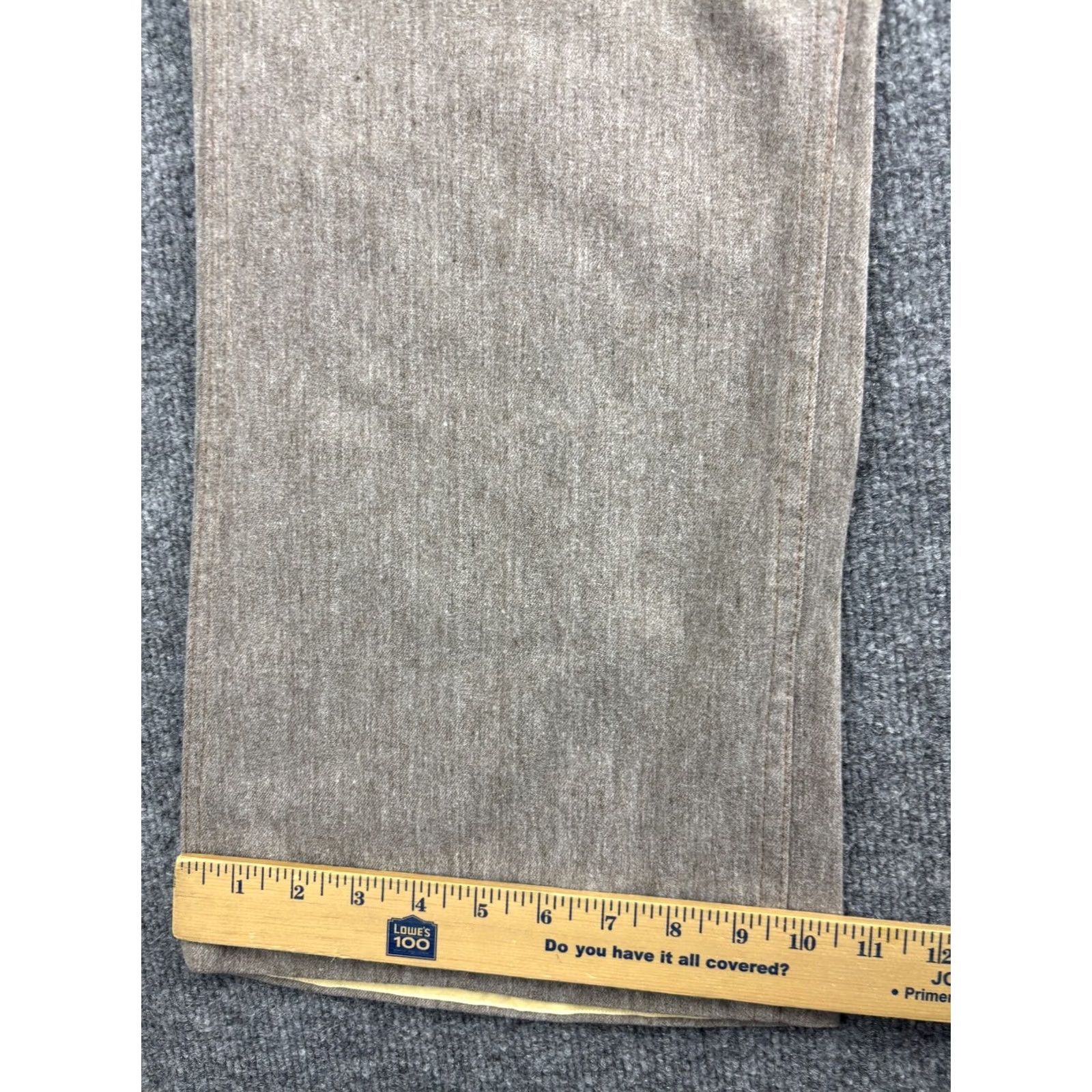 Levi's VINTAGE Levi's Pants Mens Bootcut Gray 70s 36x26 Classic Casual Western Business Holiday Style Retro 1970s Mens Jeans Pants Size US 36 / EU 52 - 6 Thumbnail