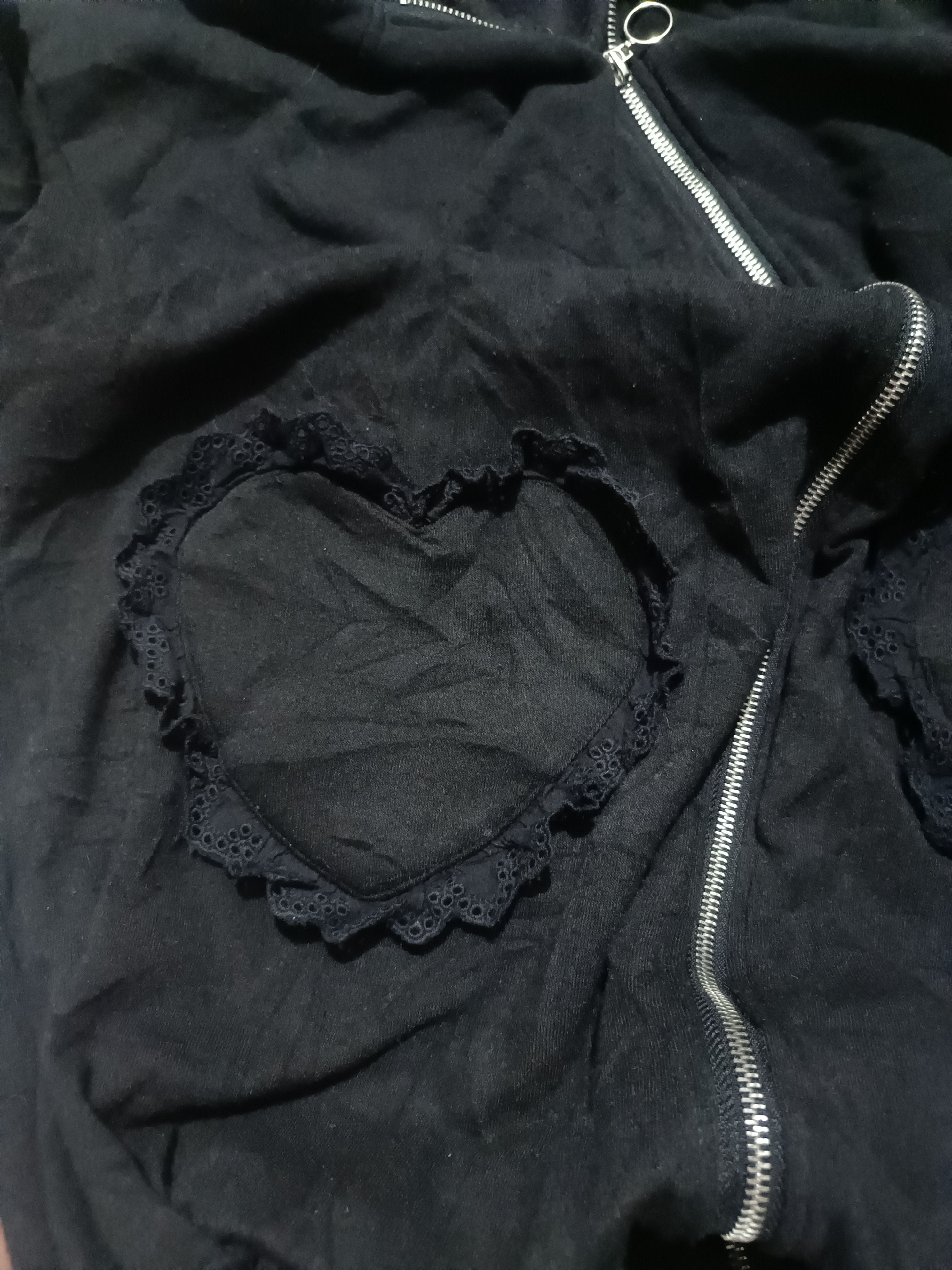Mari's Rock 2000's Anime Love Kumori Hoodie With Ears Size L / US 10 / IT 46 - 4 Thumbnail