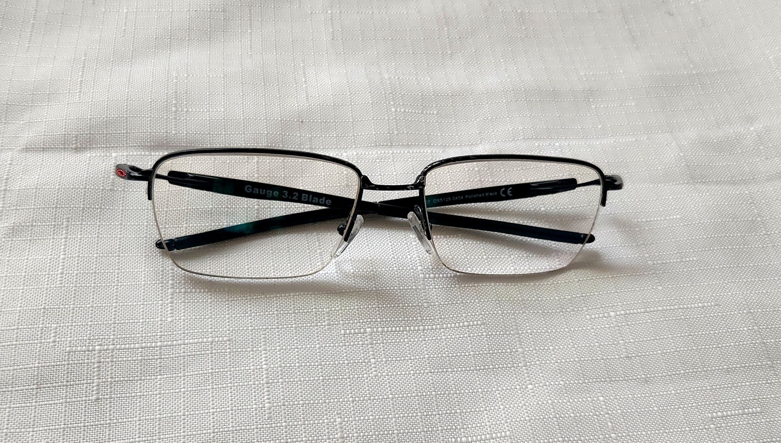 Oakley Oakley Gauge 3.2 Blade Eyeglasses OX5128-0454 Black Half Rim Size ONE SIZE - 6 Thumbnail