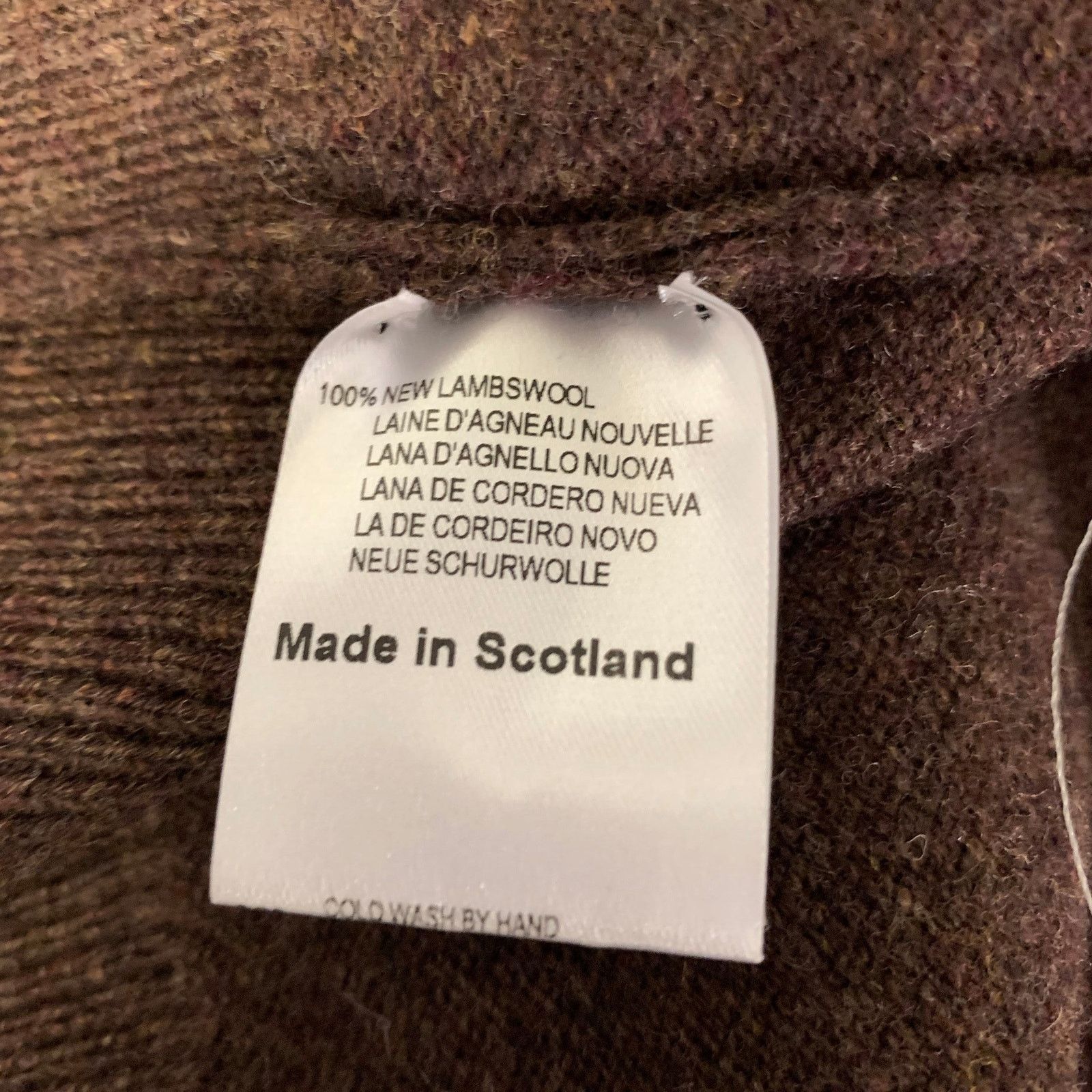 O'Connell's O'CONNELL'S Size M Brown Wool Oversized Vest Size US M / EU 48-50 / 2 - 6 Thumbnail
