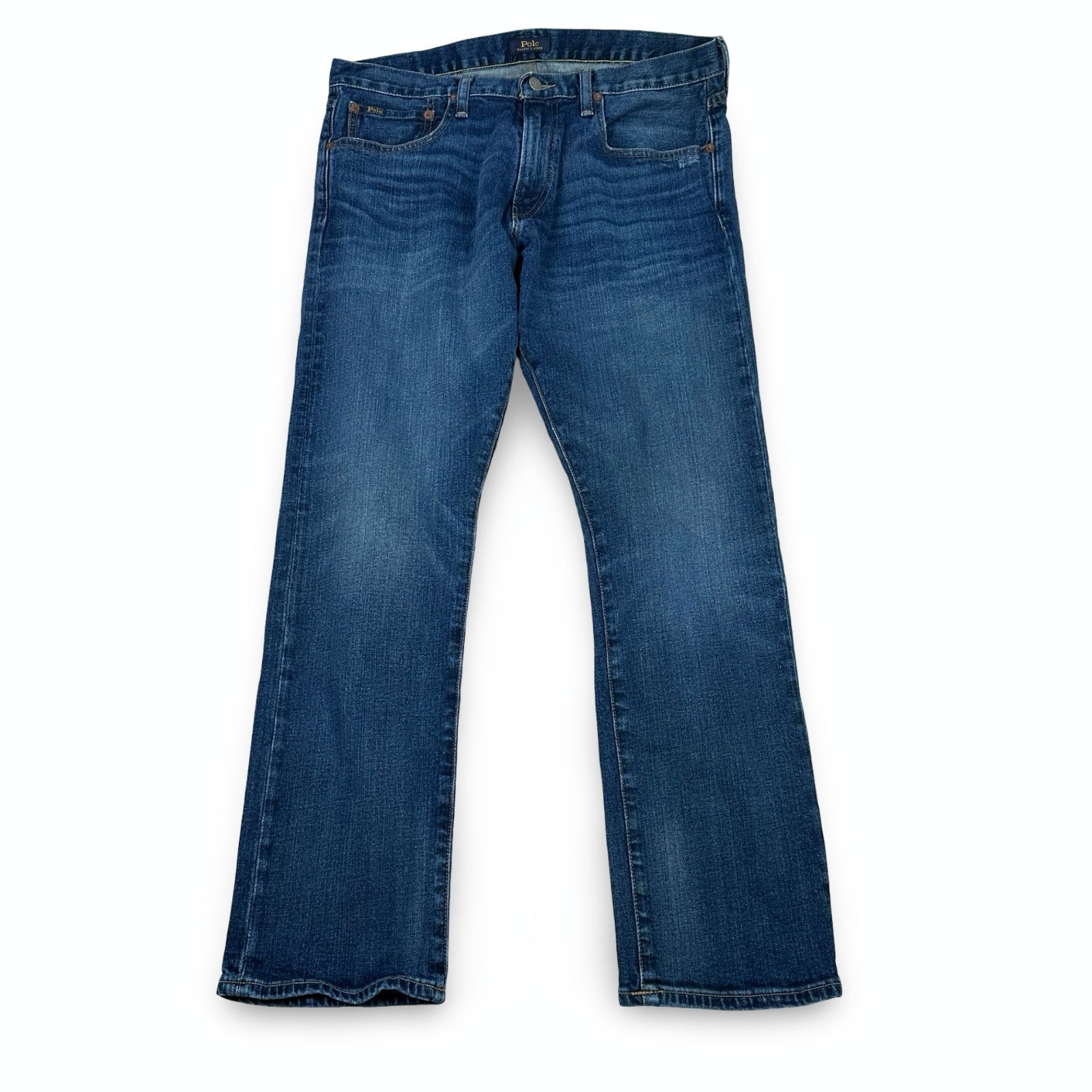 Polo Ralph Lauren Polo Ralph Lauren The Varick Straight Jeans Mens 34x30 Blue Size US 34 / EU 50 - 1 Thumbnail