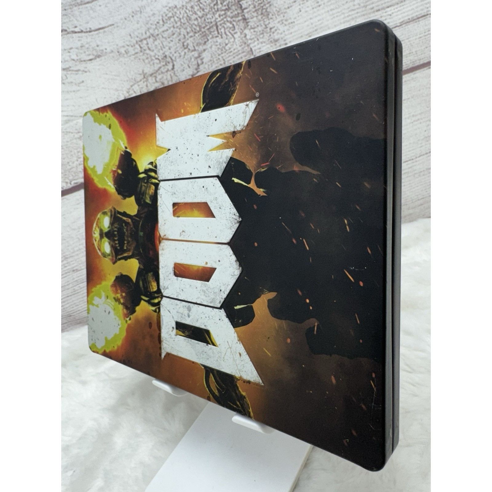 Sony DOOM (PS4, PlayStation 4, 2016) SteelBook ONLY (NO DISC) + M Size ONE SIZE - 6 Thumbnail