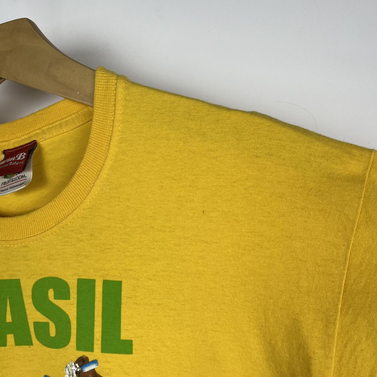 Vintage Vintage Brazil 10 True football fans Humor y2k weed tee 90’s Size US S / EU 44-46 / 1 - 15 Thumbnail