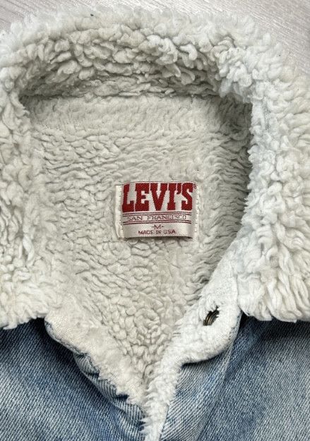 Levi's Vintage Sherpa Denim Jacket Authentic Faded 1980’s Workwear Size US M / EU 48-50 / 2 - 5 Thumbnail