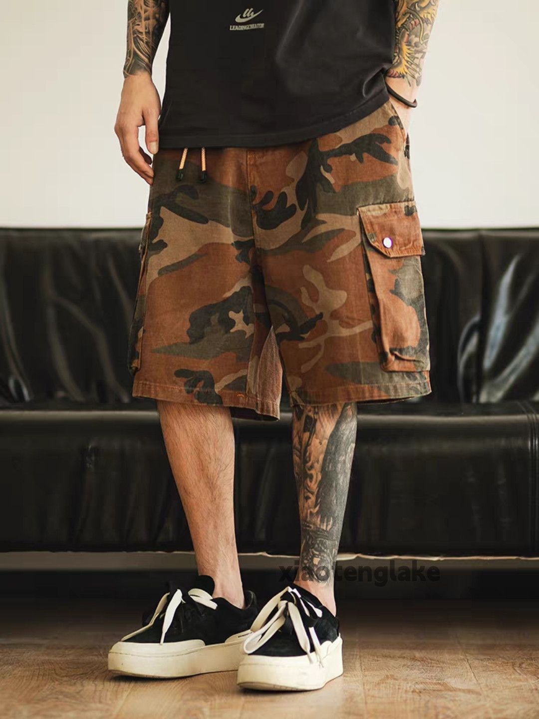 Vintage zx carhartt bape style Military outdoor cargo camo shorts Size US 32 / EU 48 - 4 Thumbnail