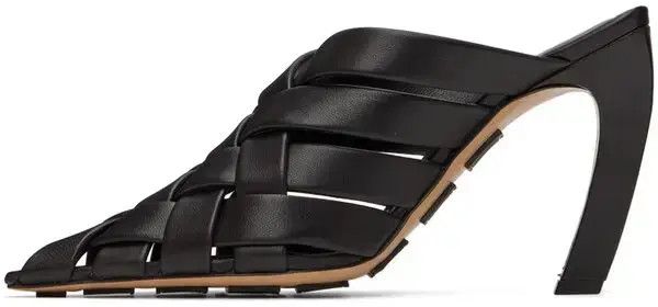 Bottega Veneta o1n1vont1224 Alfie Mules in Black Size US 6 / IT 36 - 3 Thumbnail
