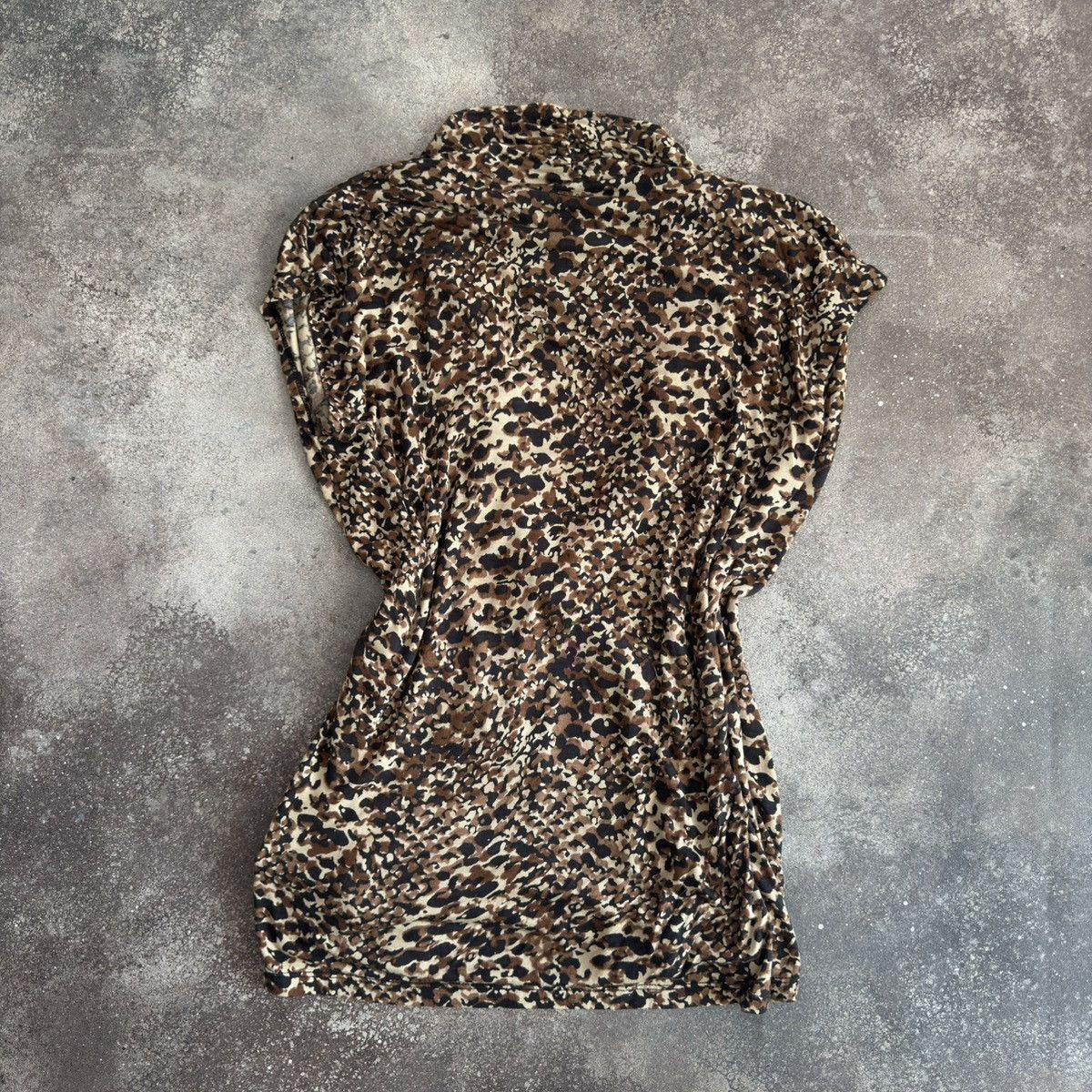 RRL Ralph Lauren × Ralph Lauren × Vintage Lauren Ralph Lauren Vintage Leopard Printed Boho Blouse Size M / US 6-8 / IT 42-44 - 7 Thumbnail
