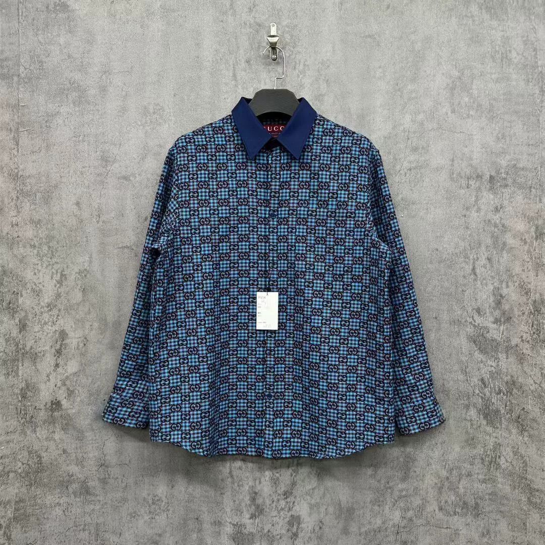Gucci Gucci 2025 Logo Embroidered Shirt Jacket Size US M / EU 48-50 / 2 - 1 Thumbnail