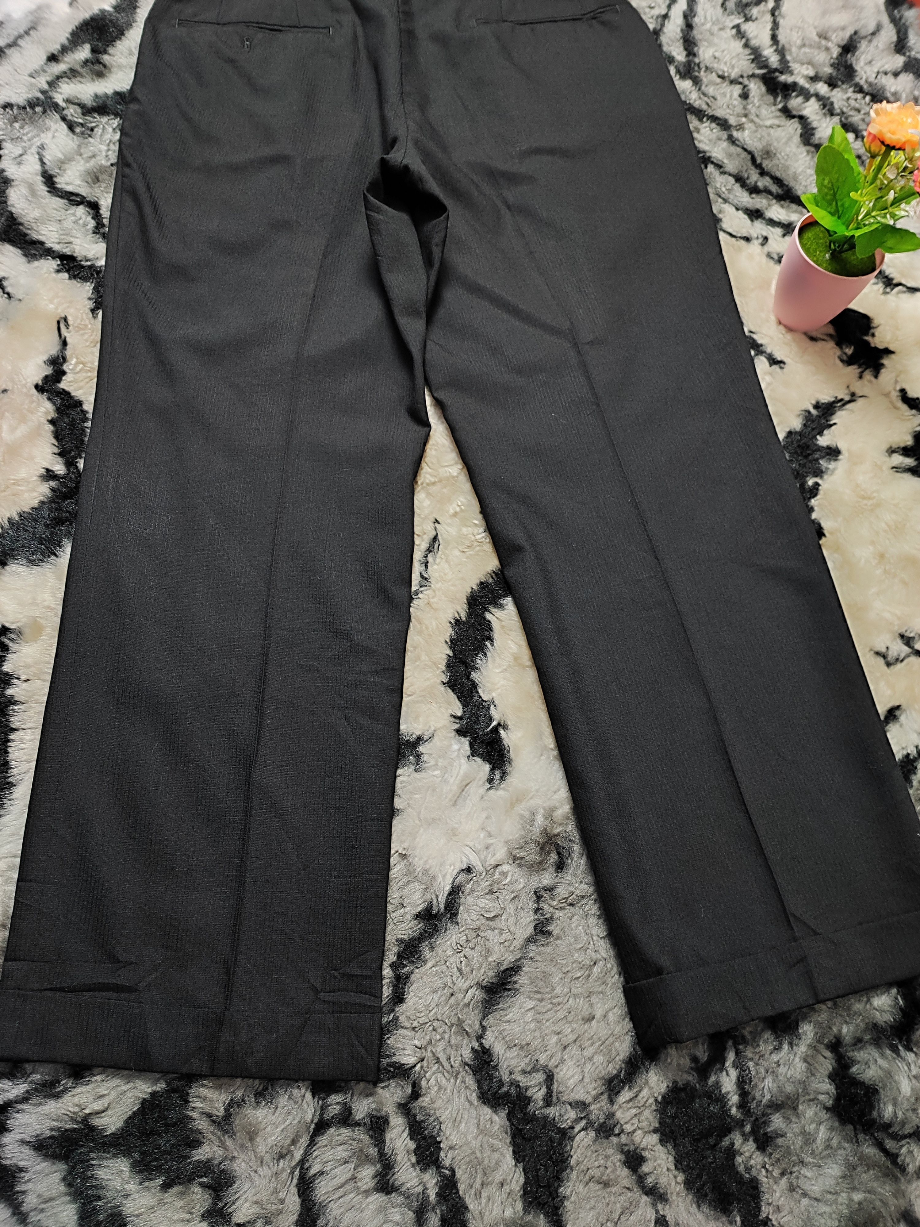Kansai Yamamoto Kansai Yamamoto SISSY 90s Black Trousers Slack Size US 31 - 11 Thumbnail