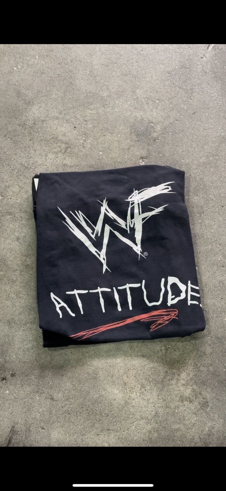 image of Vintage x Wwf Come Get Some Tee in Black, Men's (Size Large)