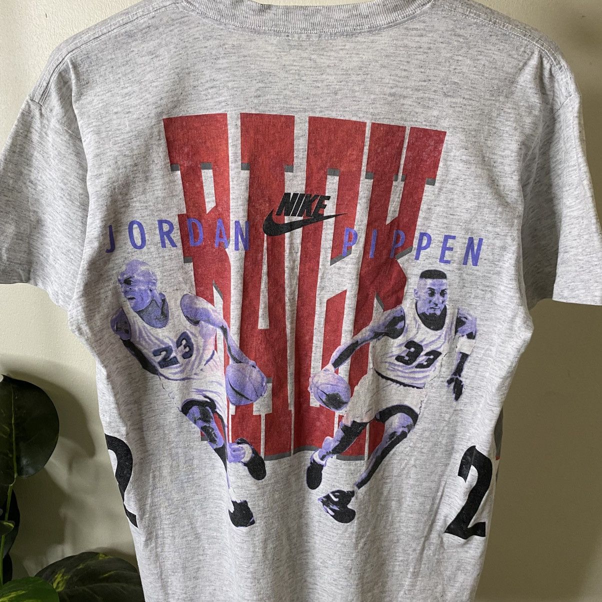 Nike Vintage 90s Nike Jordan Pippen Back 2 Back NBA T shirt Size US M / EU 48-50 / 2 - 2 Thumbnail