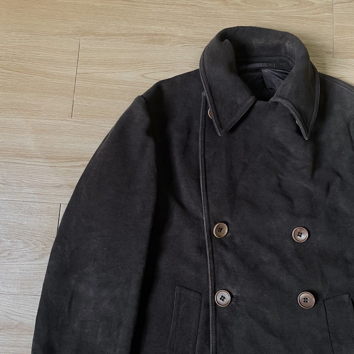 Armani Collezioni 🇮🇹 ARMANI COLLEZIONI ITALY ARCHIVE DOUBLE BREASTED SUEDE COAT Size US M / EU 48-50 / 2 - 9 Thumbnail