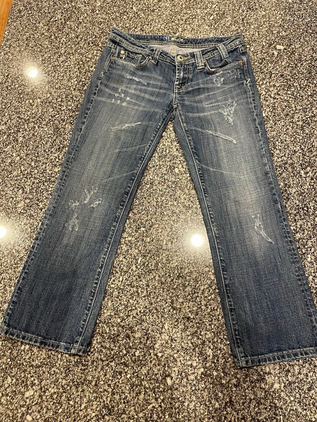 Designer Miss Me Style JP4408 Blue Jeans Pants Sz 28 (A4) Size 28" / US 6 / IT 42 - 2 Thumbnail