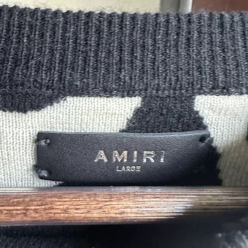 Amiri Amiri heart full print pure cashmere knitted sweater Size US M / EU 48-50 / 2 - 4 Thumbnail