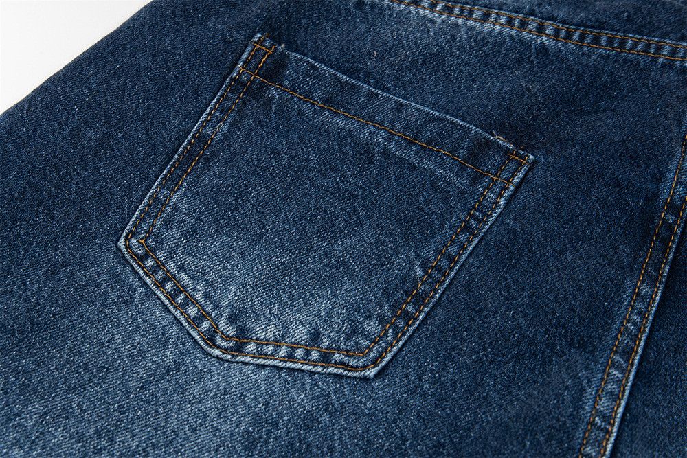 Japanese Brand Men's Vintage Washed Casual Curved-Leg Jeans Size US 32 / EU 48 - 5 Thumbnail