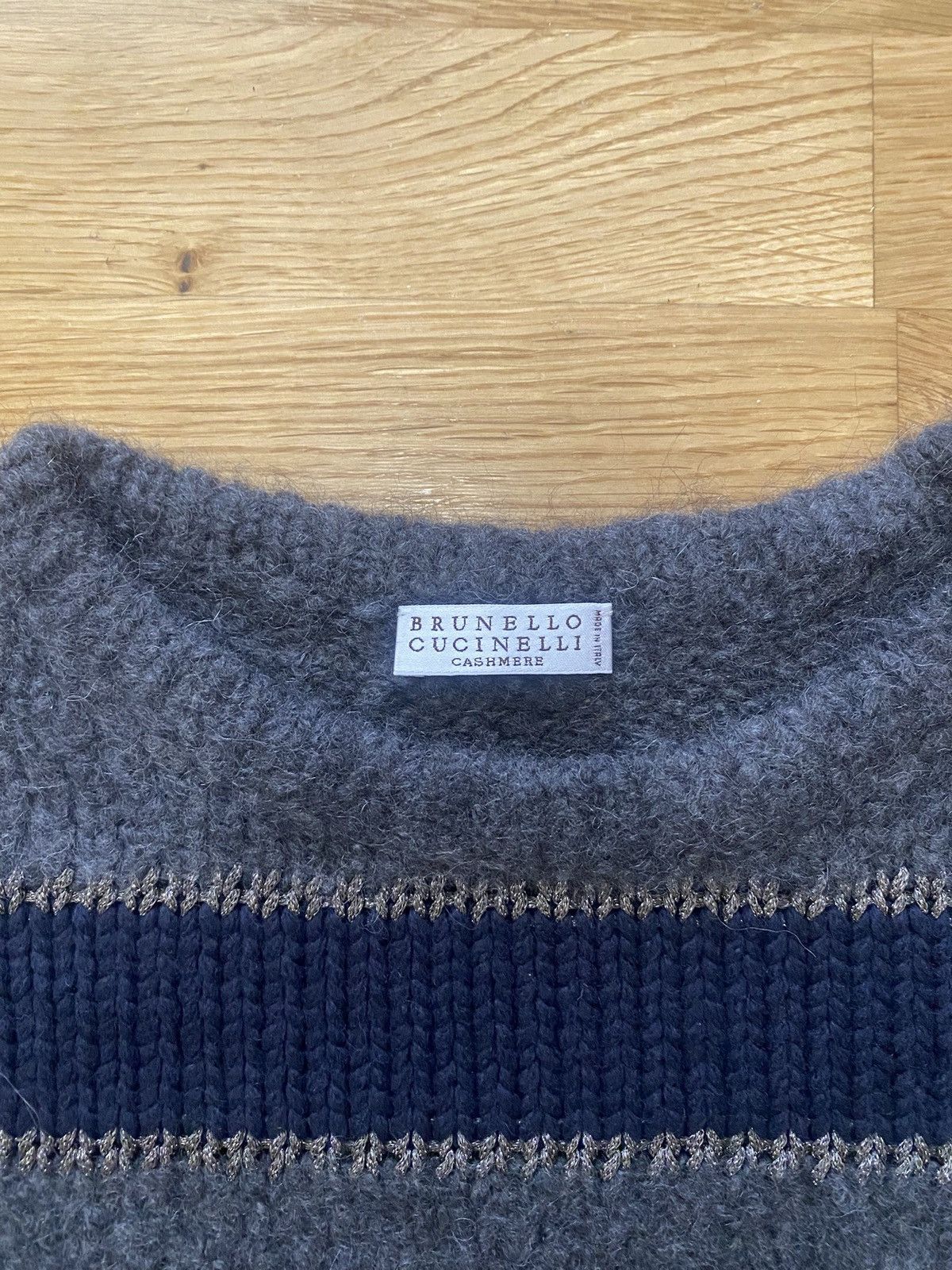 Brunello Cucinelli Brunello Cucinelli Multicolor Cashmere Silk Wool Sweater Size M / US 6-8 / IT 42-44 - 3 Thumbnail
