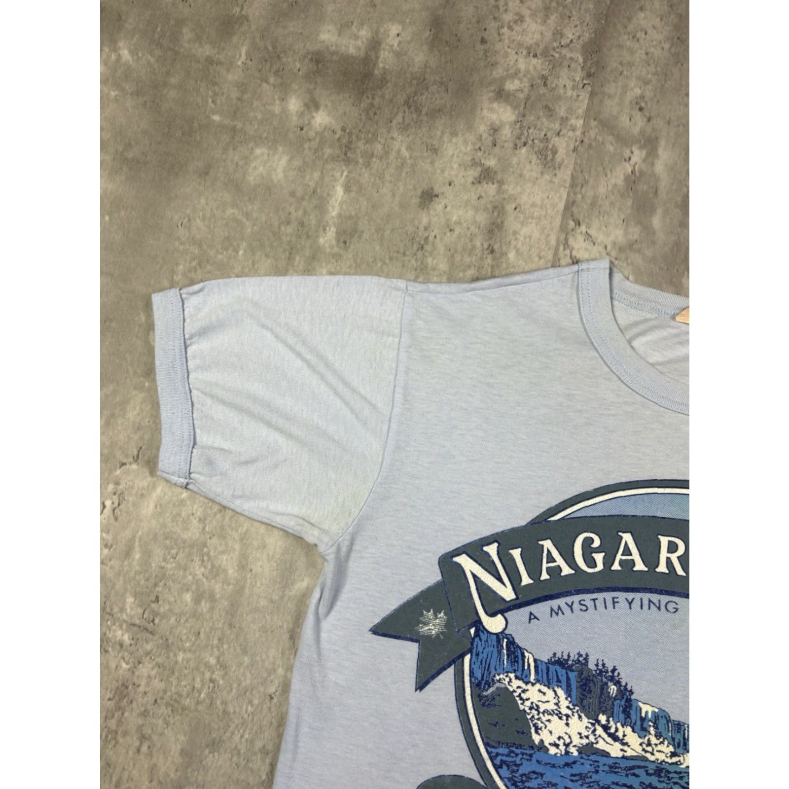 Vintage VINTAGE Niagara Falls Canada Ringer T Shirt Blue Nature size S Mens Crew Neck Short Sleeve Cotton Blend Graphic Print Fall 80s Size US S / EU 44-46 / 1 - 5 Thumbnail